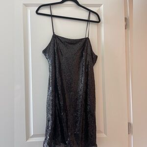 BLACK sequin dress from H&M